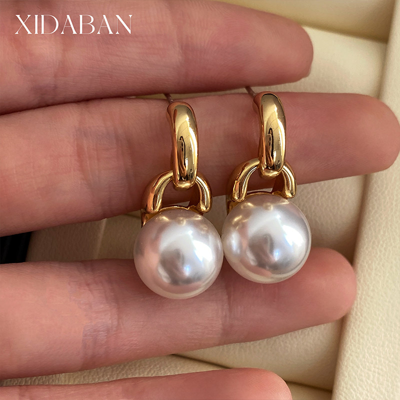 西大班韩版人造澳白ins925银耳夹