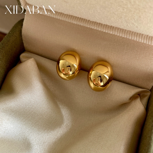 西大班小金豆耳饰简约高级感