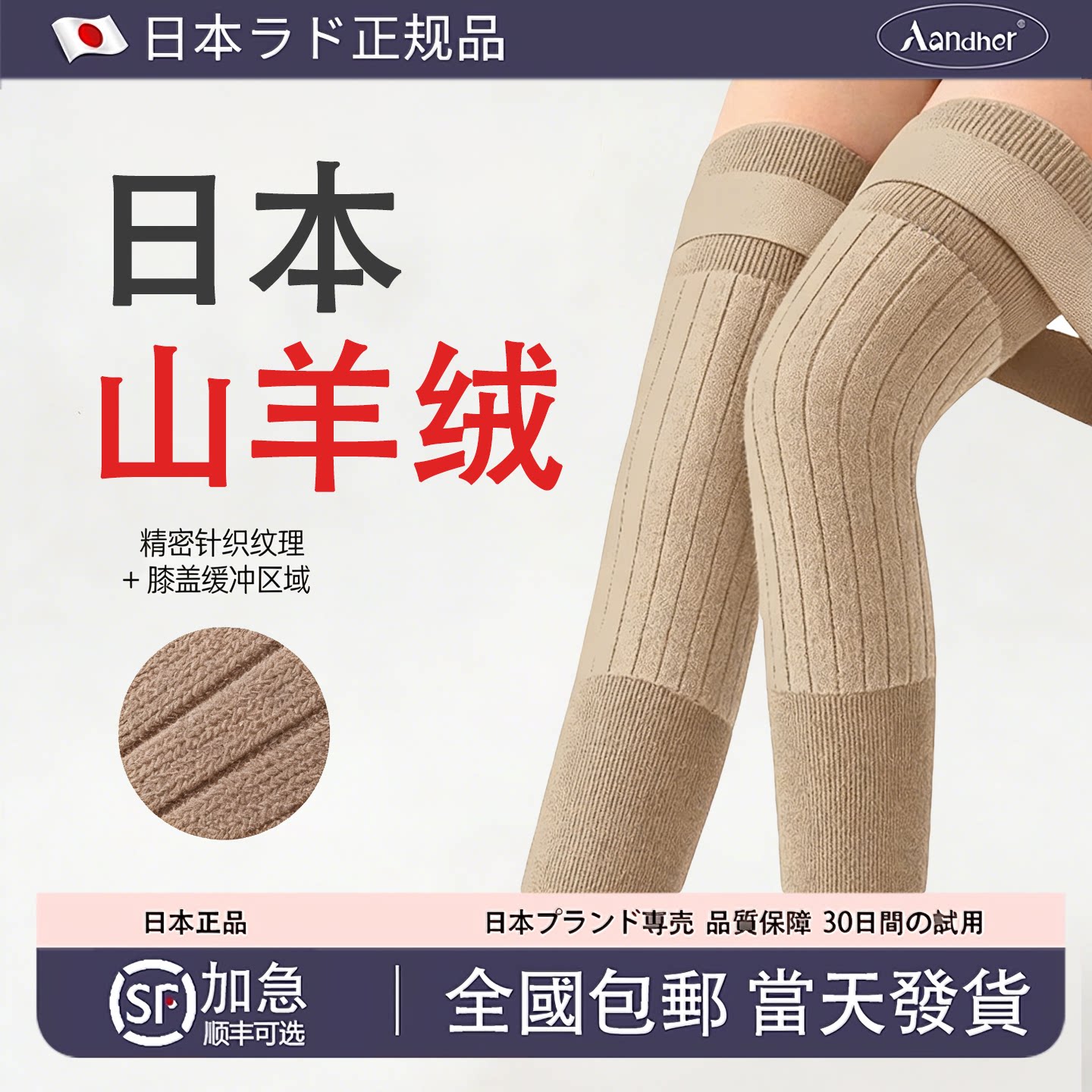 保暖加厚防寒滑护膝盖男女士中老年人老寒腿专用关节护腿长筒套