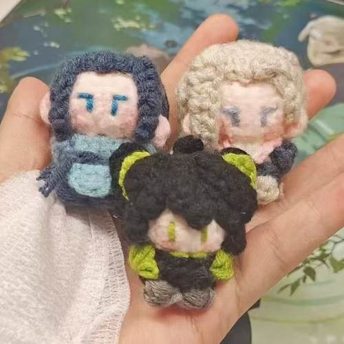 罗小黑战记软糖手工编织diy材料包挂件钥匙扣毛线手作自制礼物