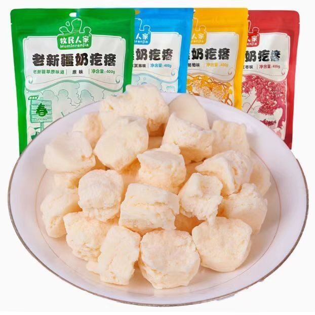 新疆奶疙瘩春夏秋冬系列奶酪牧民人家疆晟缘原味红枣味新疆特产图片