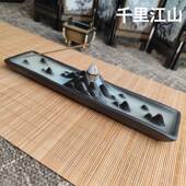 倒流香炉摆件香插线香熏香炉点香盘香托香座熏香创意家用室内沉香