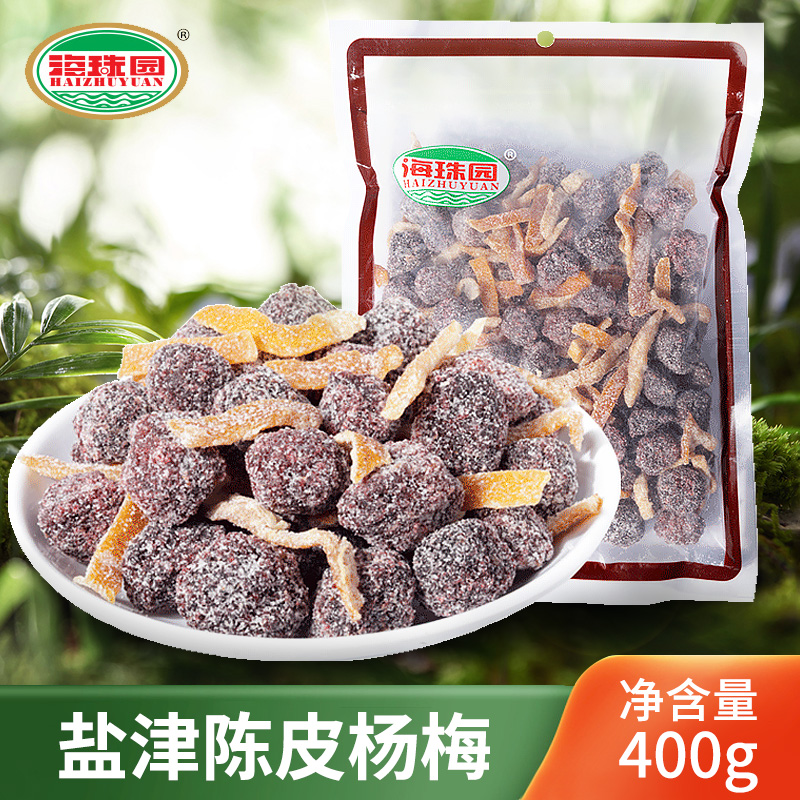 海珠园盐津陈皮杨梅干400g