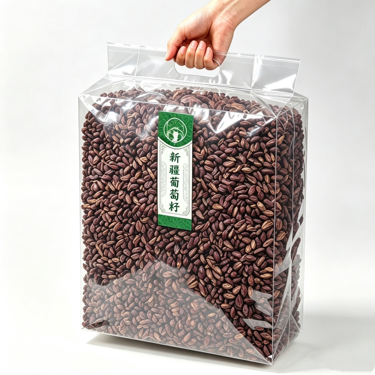 新疆葡萄籽食用级中药材正品无硫新货天然纯葡萄籽粉泡水喝精选