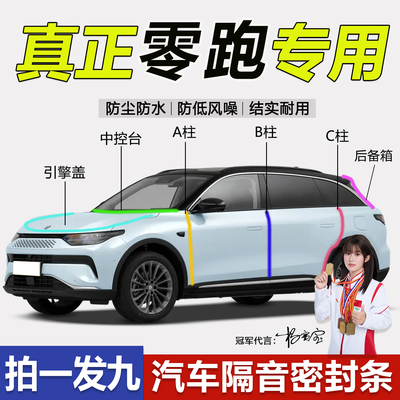 零跑C11c16T03中控AB柱密封条