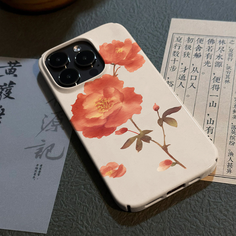 iphone苹果手机壳菲林新中式简约