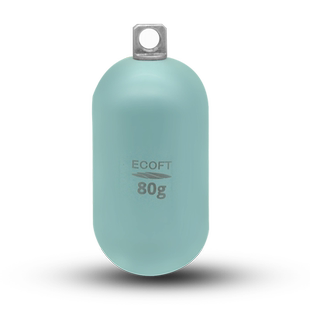 ECOFT海钓环保铅坠八字环深海船钓防挂底150/200/300/500克铅钓坠