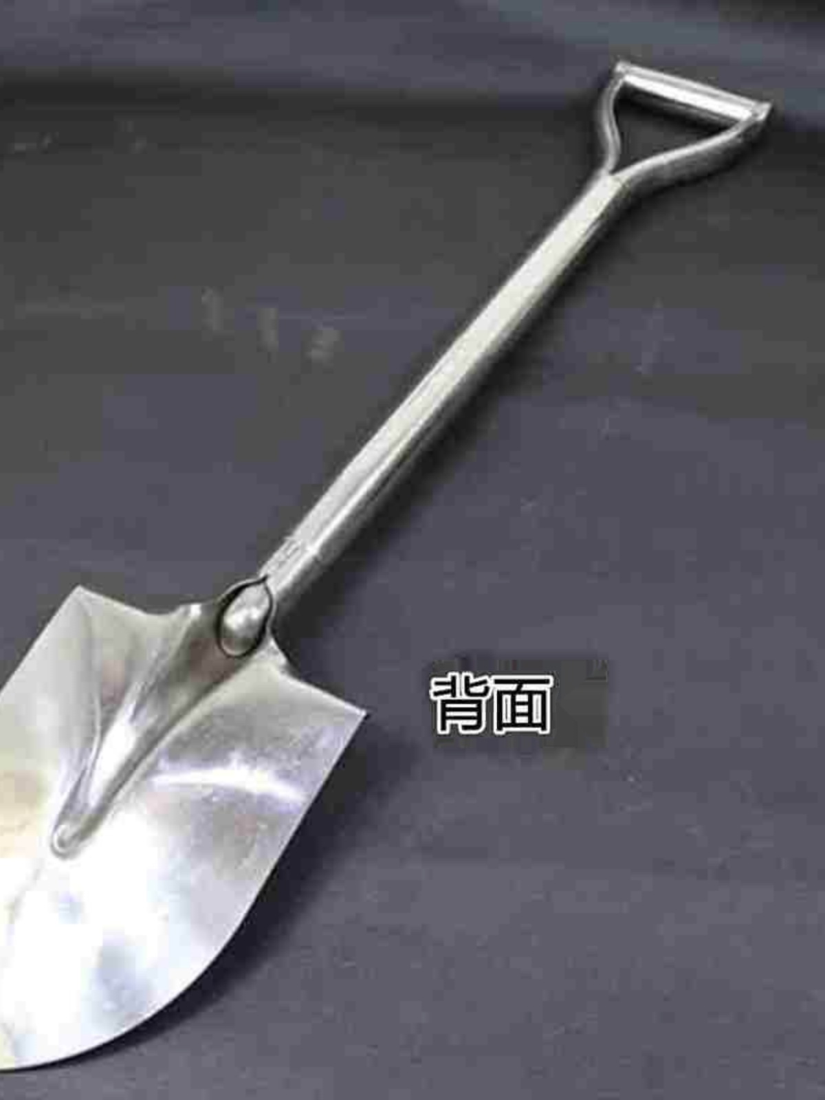 园艺种花松土工具不锈钢铲子花铲铁铲H 户外农用尖头小铁锹挖实i.