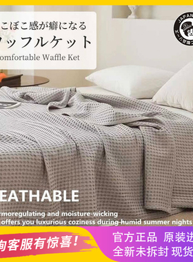 Pillowche日本猫凉感裸睡被柔丝双人夏凉被可机洗轻薄空调冷感被