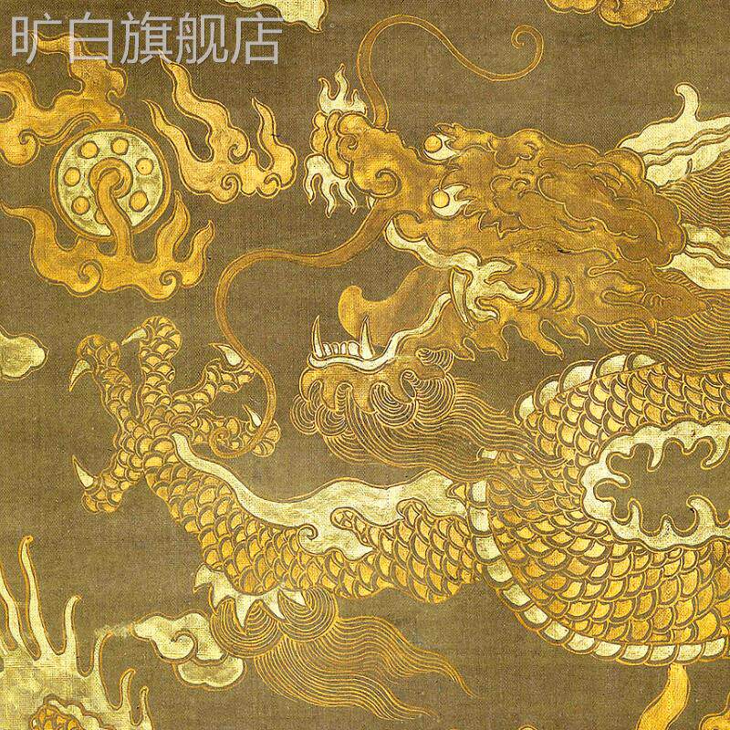 新款龙画中国龙画像镇宅招财龙图新中式客厅装饰画五爪金龙古画