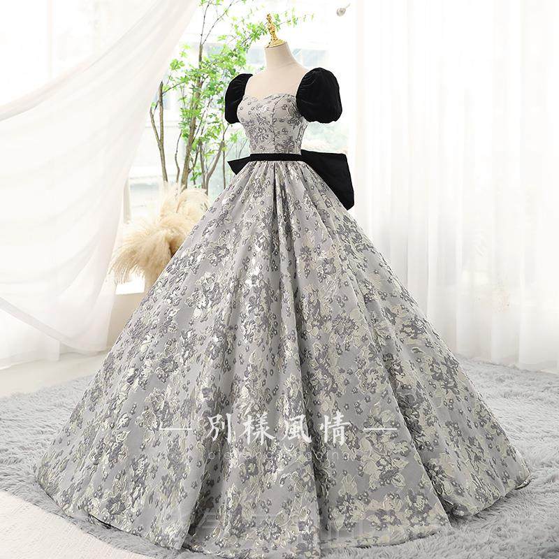 高档2晚0端24新款高气质礼舞台美声独唱蓬蓬裙演出服服声乐艺考礼