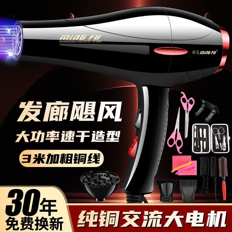 发廊吹风机大功率家用理发店电吹力风发型师专用冷热风吹风筒大风