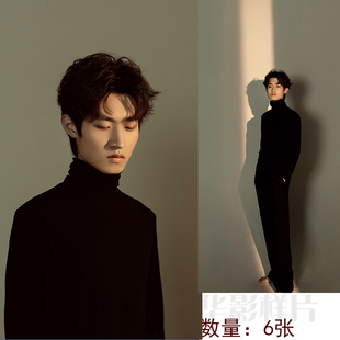 男士个人写真样片室内暖色光影个人艺术照样版样片P128