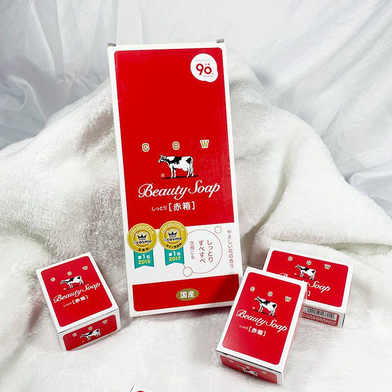 日本牛牌牛乳石碱COW香皂清洁沐浴润肤香味持久洁面 - 日常好物生活馆出品