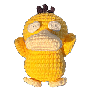 手工DIY玩偶编织毛线材料包可达鸭钥匙扣挂件包挂娃娃钩针手钩