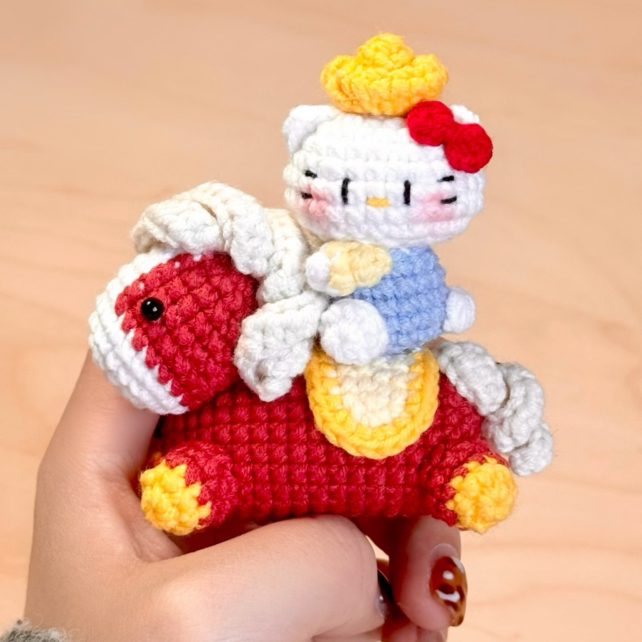 手工钩织小马kitty猫钥匙扣挂件毛线编织diy材料包送朋友闺蜜礼物,服饰配件/皮带/帽子/围巾,DIY编织材料包,淘宝优惠券,粉丝福利购,淘宝优惠卷