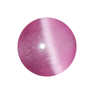 9A精选粉白猫眼石散珠子diy手工编织圆珠手链项链饰品配件