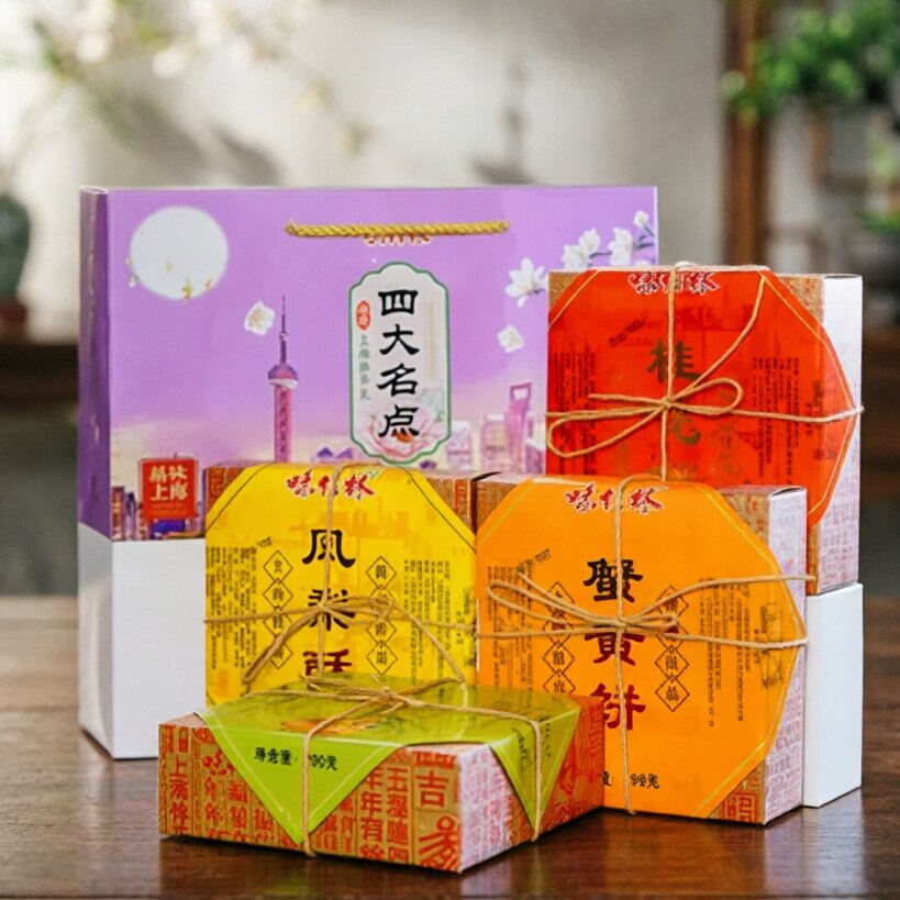 上海特产老式糕点礼盒 城隍庙四大名点 伴手礼送长辈点心老字号