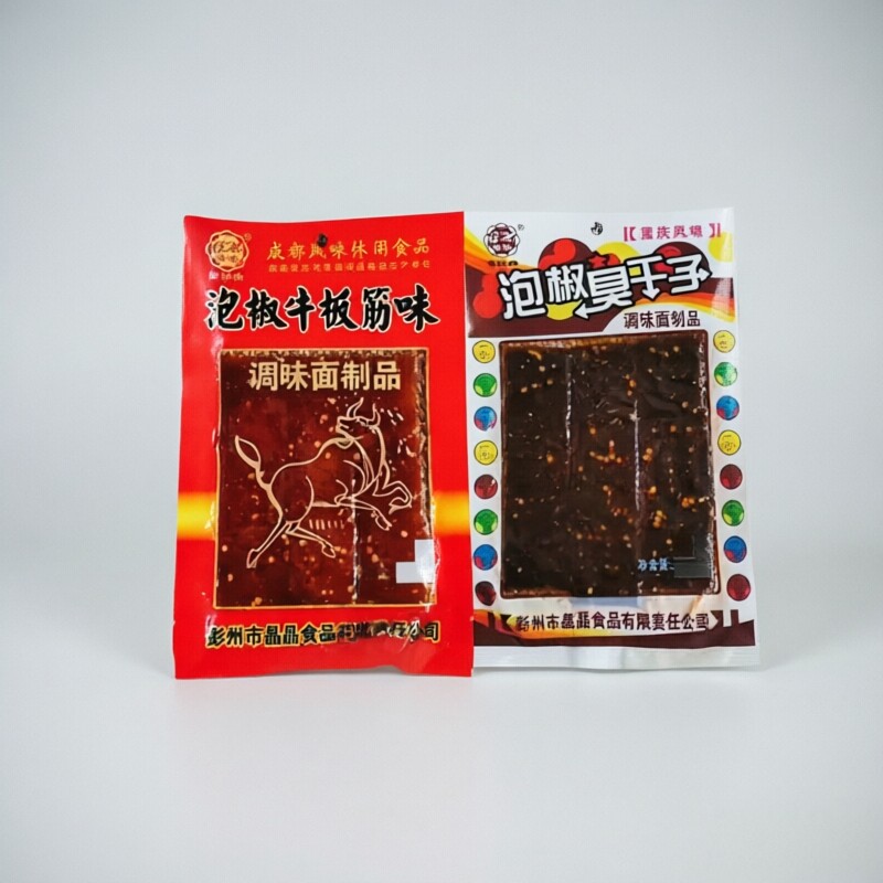 麻辣泡椒臭干子牛板筋烤鸭 五重狂欢舌尖爆炸 香辣劲道追剧下酒