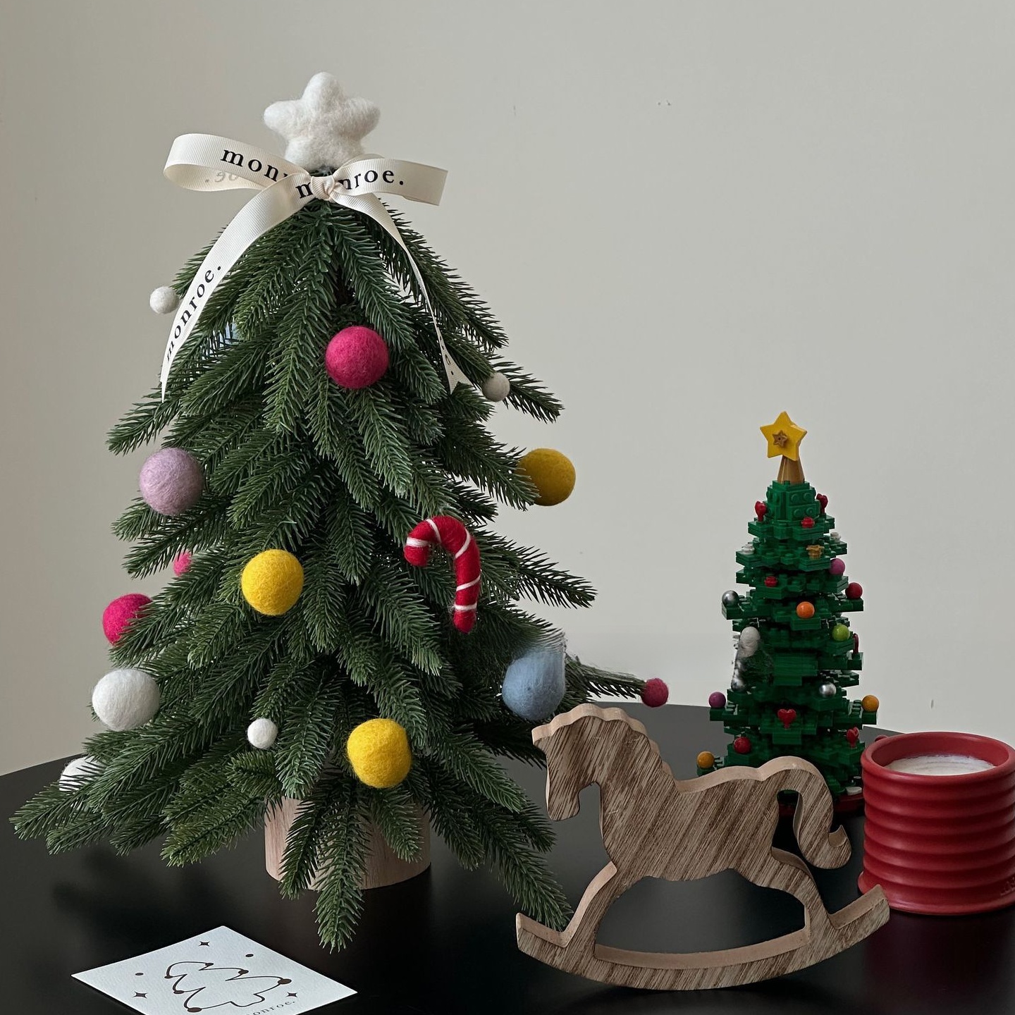 圣诞节圣诞装饰圣诞树摆件家居圣诞节装饰品圣诞礼物氛围仿真绿植