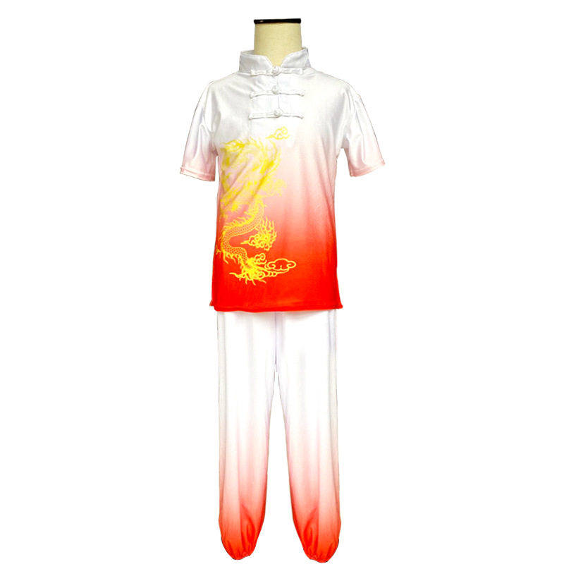 儿童武术服表演服小学生练功服男童太极服比赛服套装女童演出服男