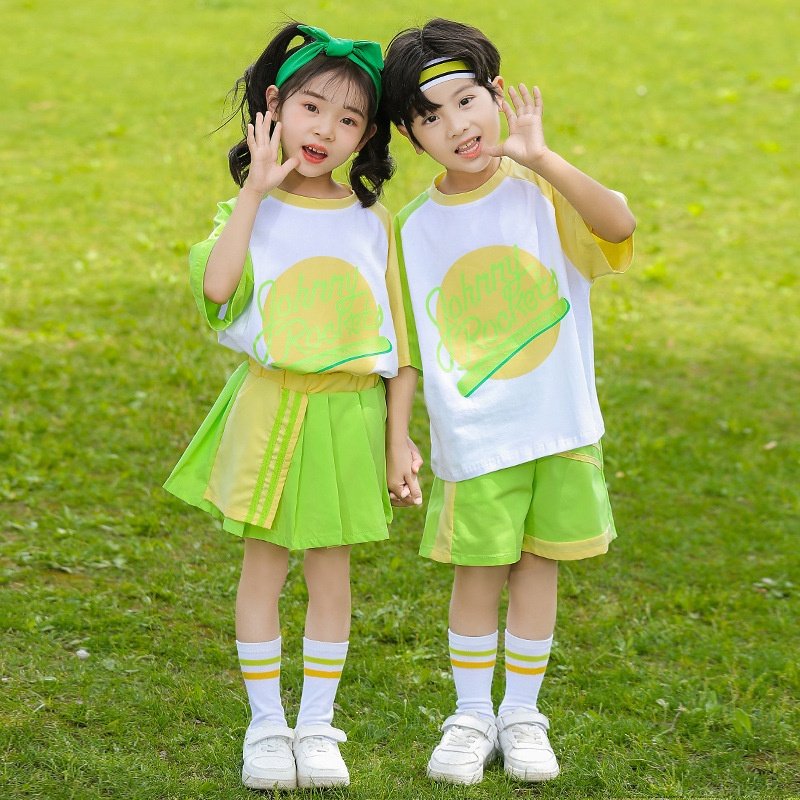 六一儿童演出服中小学生运动会啦啦队班服男童舞蹈服女童表演
