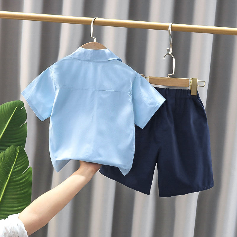 TZ010-表演服儿童制服-简约时尚夏天夏装儿童童装