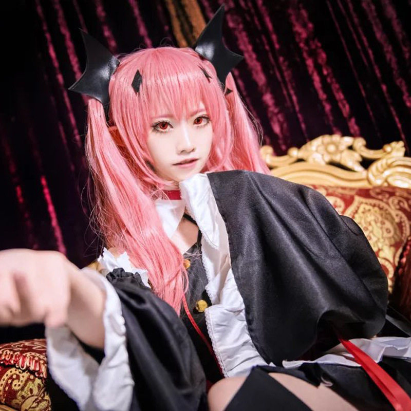 终结的炽天使克鲁鲁费娘米迦cos服女万圣节吸血鬼服装克鲁鲁cos服