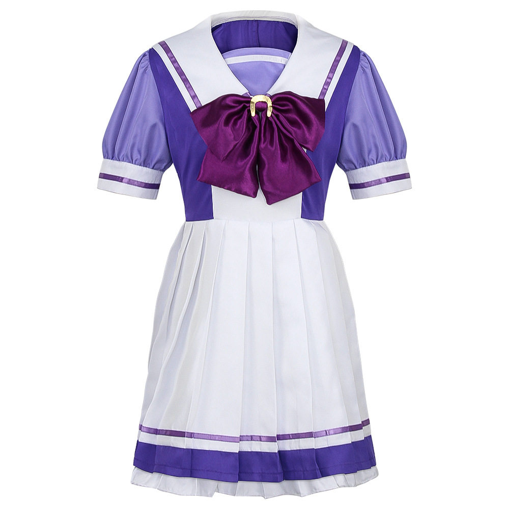 赛马娘衣服 夏季短袖校服JK制服动漫游戏cosplay服装 特雷西cos服