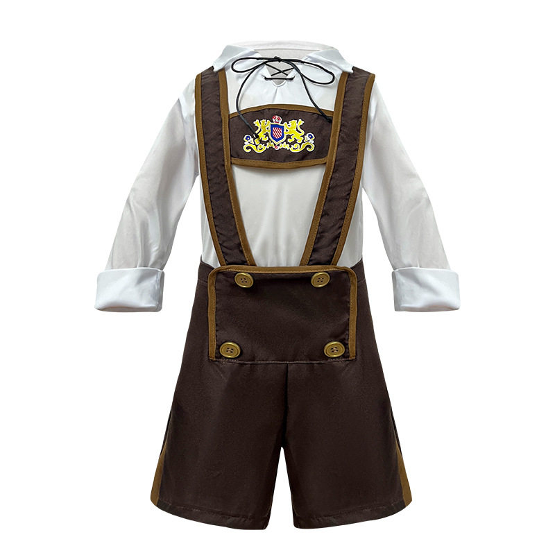 万圣节儿童德国啤酒服六一儿童演出服男文化节艺术表演服传统服装