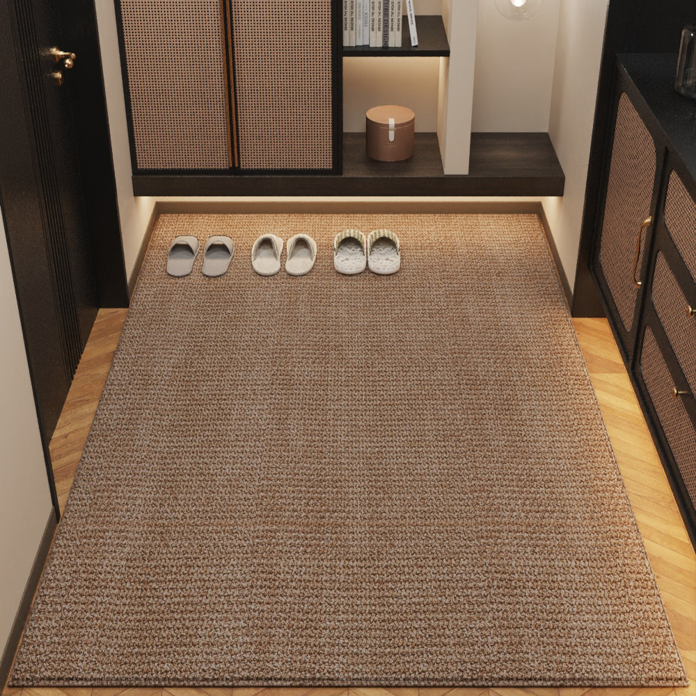 高级感入户门地垫仿剑麻地毯门垫进门客厅玄关纯色脚垫可裁剪家用,居家布艺,入户地垫,淘宝优惠券,粉丝福利购,淘宝优惠卷