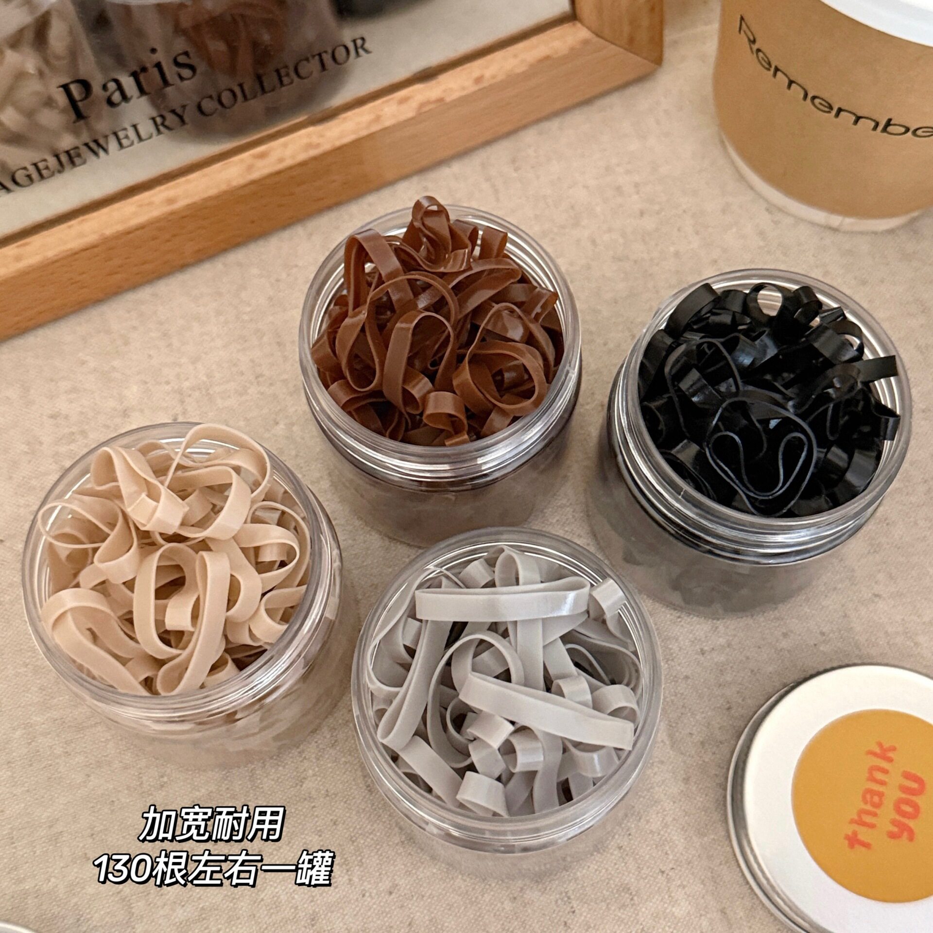 特价新款瓶装简约发圈扎头发绳高