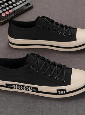 MassContiy~舒适好看~帆布鞋透气百搭一脚蹬懒人软底轻便休闲板鞋