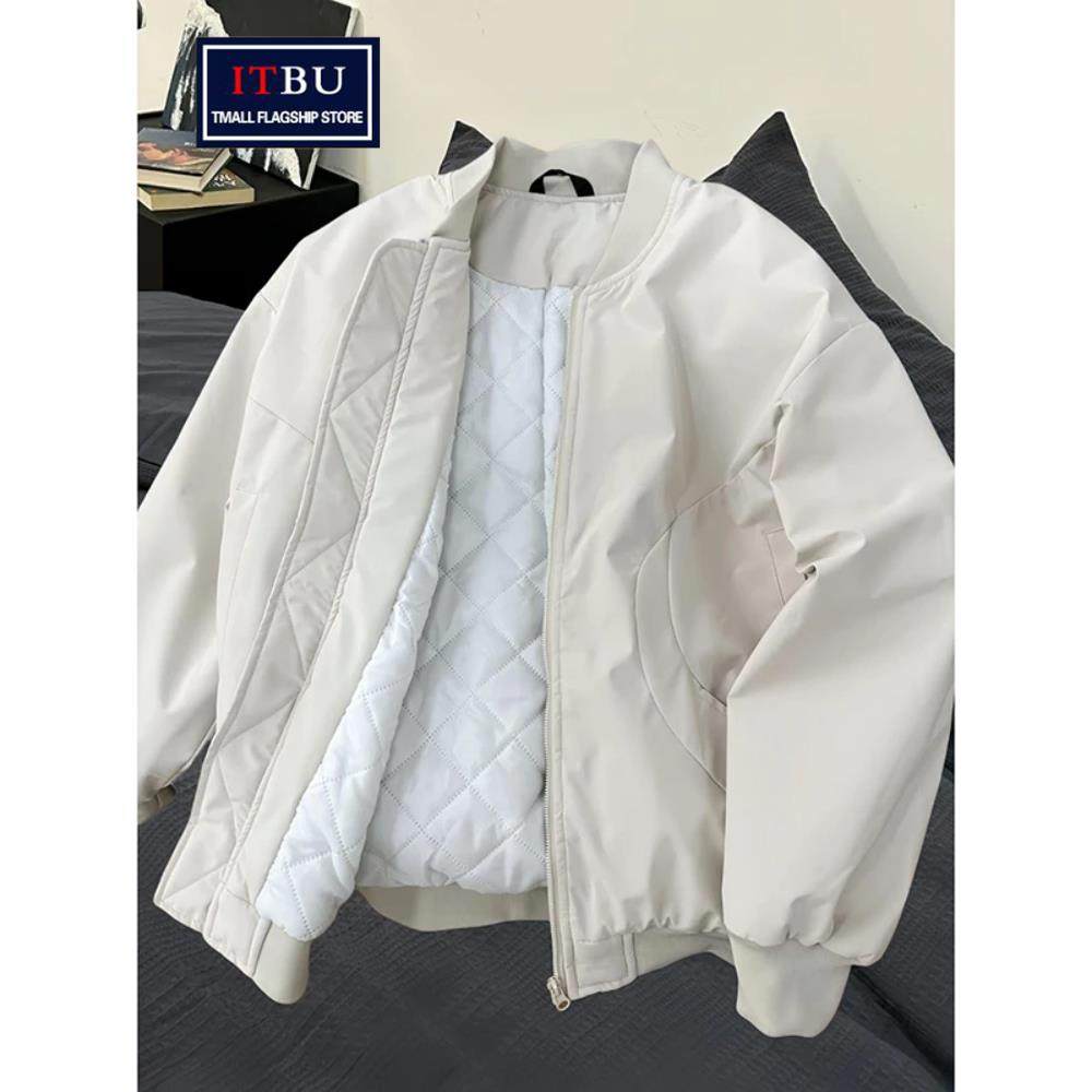 美式短款飞行夹克棉服男士2025年新款春秋冬季加厚棒球服外套男款