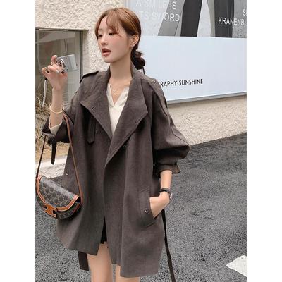 法国Rouje Moaks高级感小众短款立领英伦风衣外套女春秋新款夹克