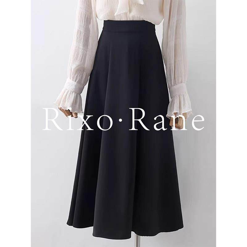 法国Rixo Rane气质满满?法式简约黑色高腰通勤显瘦垂感a字半身裙,女装/女士精品,大码半身裙,淘宝优惠券,粉丝福利购,淘宝优惠卷