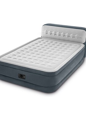 64448线拉靠背充气床垫双人双层气垫床内置电泵加厚