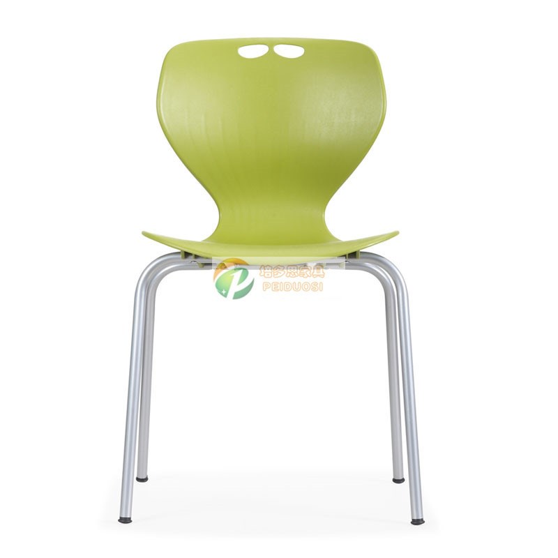 厚实学生桌椅培训室会议椅塑钢椅中小学初高中用椅堆叠办公椅子