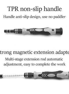 115PCS多功能多用螺丝刀套装家用手机电脑专业维修拆机螺丝刀工具