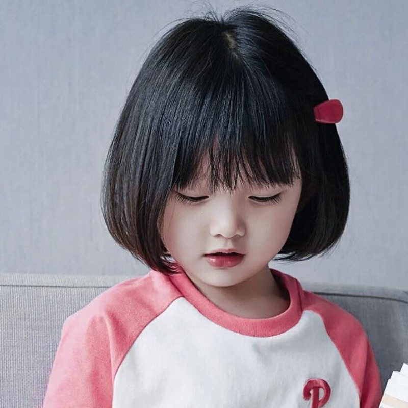 儿童假发女BOBO内扣短发女童宝宝