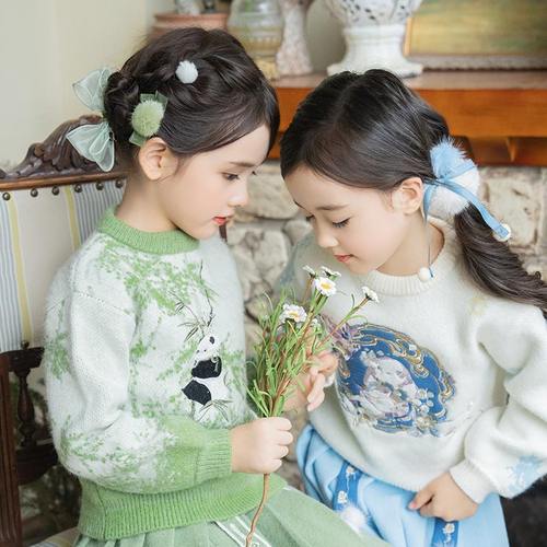 动物系列毛衣2023秋冬新款十三余