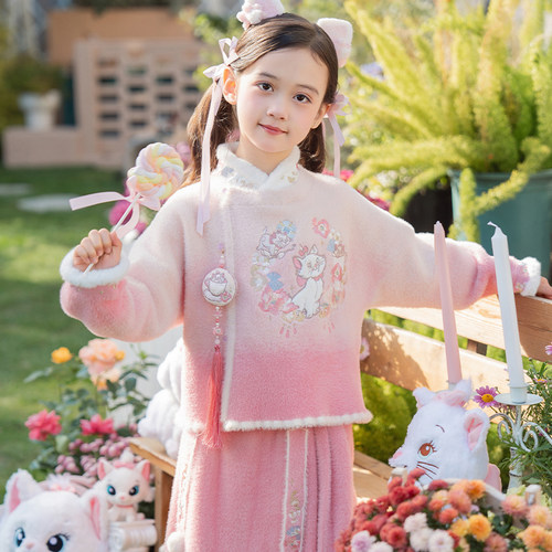 十三余秋冬季保暖百搭毛衣女童