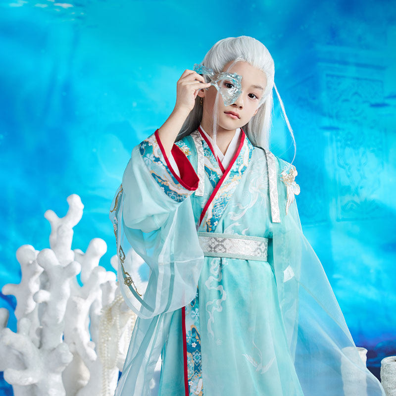 十三余童装古风汉服男童图片