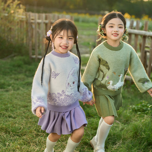 十三余童装常规秋季女童国风汉服