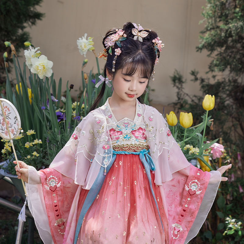 连衣裙十三余童装女童夏款