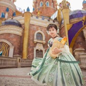 汉服女童演出服连衣裙春夏季 仲夏之梦 迪士尼 十三余童装