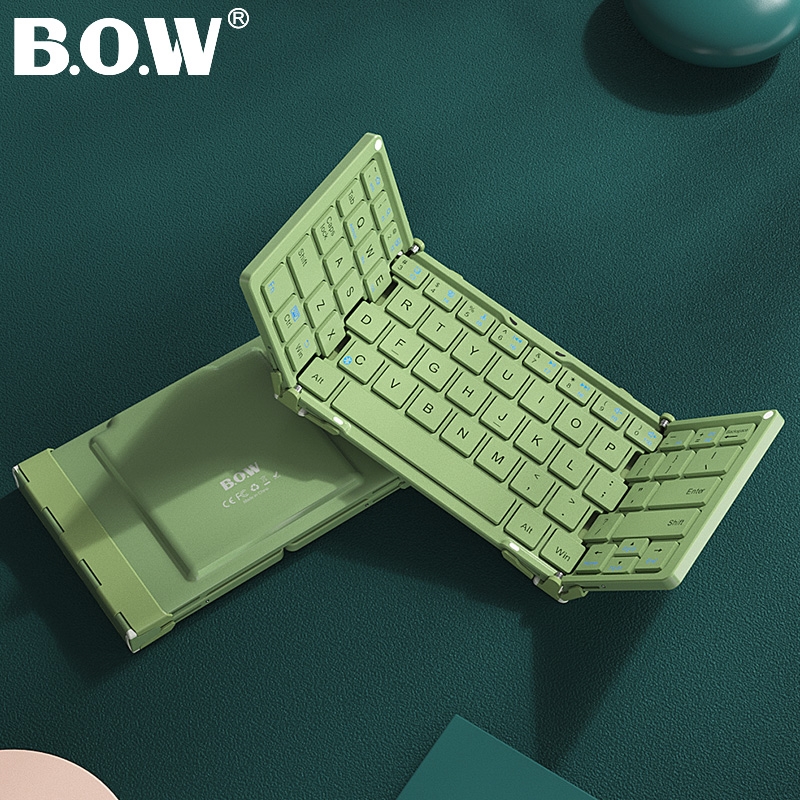 BOW航世笔记本折叠蓝牙无线键盘苹果安卓通用便携打字专用小数字