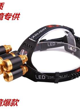 跨境款5LE铝金充电头 灯户TD-005外新照明大功率合T6强光远射5D灯