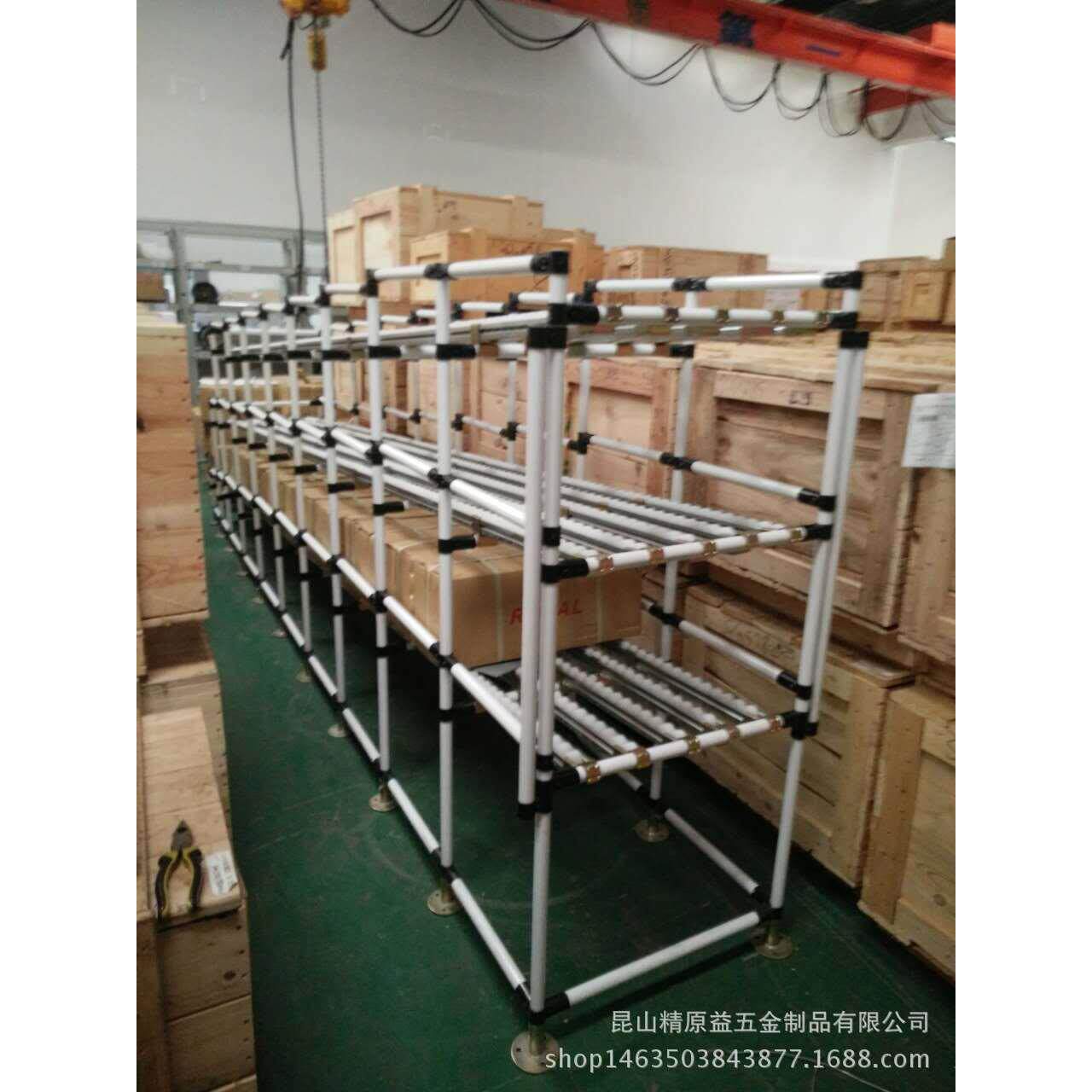 精益管货架 厂供应线棒流利式先入家先仓储700置物多料层放货出架