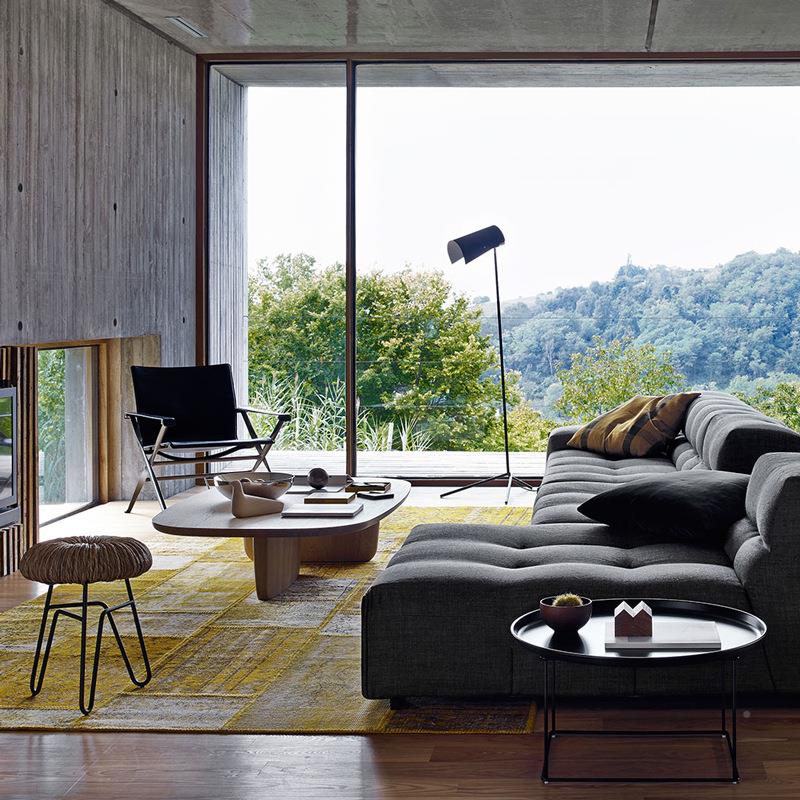 侘寂风实简236木茶几厅桌子极简约个性设计客师现代日式原木小茶